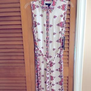 Cynthia Steffe sleeveless shirt dress NWT